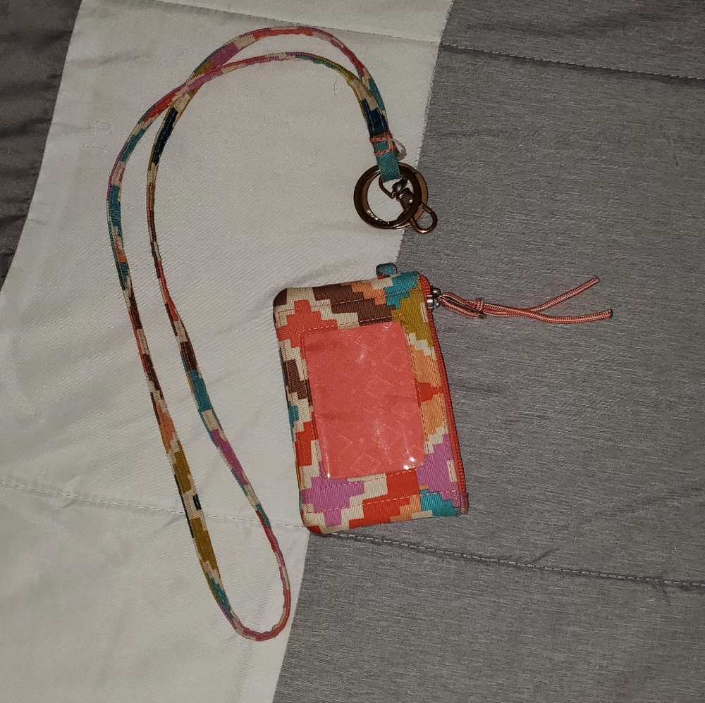 Vera Bradley Lanyard and ID case
